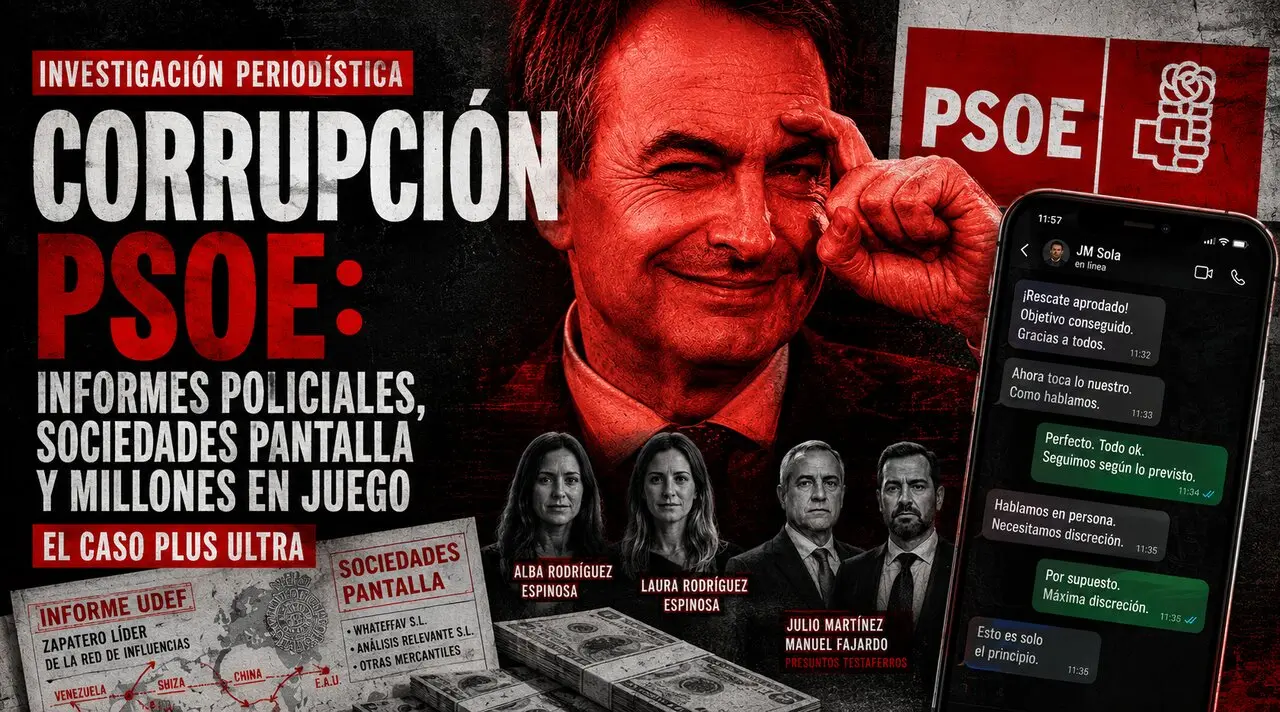 Mensajes intervenidos, informes de la UDEF y sociedades pantalla: la investigaci&oacute;n sobre el caso Plus Ultra estrecha el cerco sobre el entorno socialista.