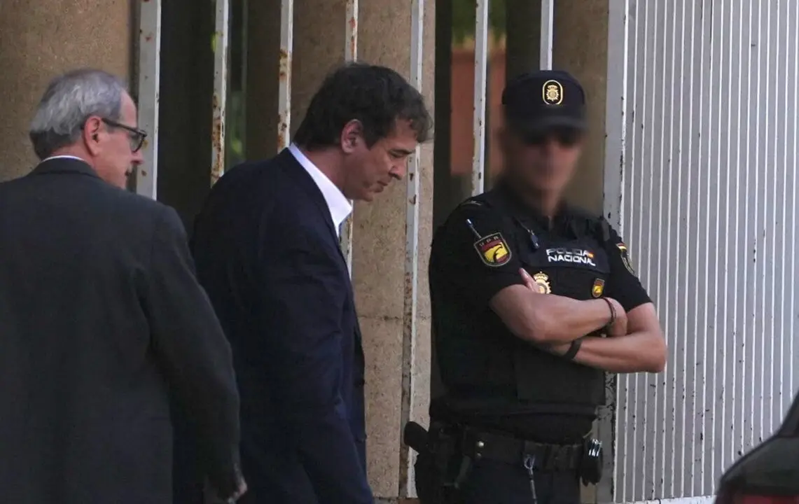 El hermano de Pedro S&aacute;nchez, David S&aacute;nchez, a su llegada a la Audiencia Provincial de Badajoz, a 28 de mayo de 2026, en Badajoz, Extremadura (Espa&ntilde;a).  Andr&eacute;s Rodr&iacute;guez / Europa Press