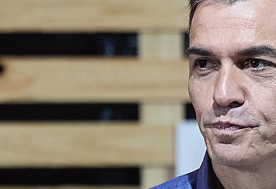 El secretario general del PSOE y presidente del Gobierno, Pedro S&aacute;nchez, durante la clausura del 27&ordm; Congreso de JSE, en la sede UGT Madrid, a 31 de mayo de 2026, en Madrid (Espa&ntilde;a). 
Firma: Jes&uacute;s Hell&iacute;n / Europa Press