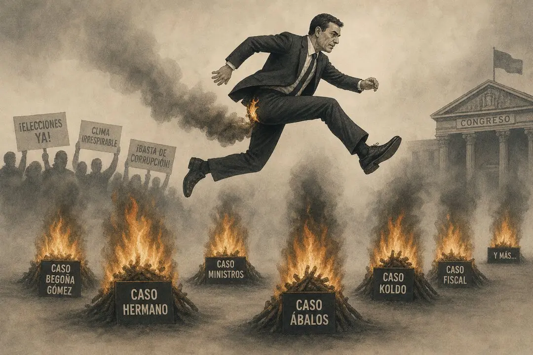 Salto pol&iacute;tico sobre el caos social