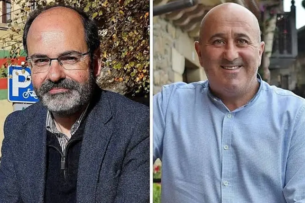 Urraca y Molleda, en sendas im&aacute;genes de archivo.