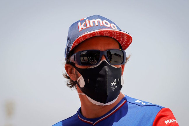 El piloto español Fernando Alonso, bicampeón mundial de Fórmula Uno. / Valdrin Xhemaj