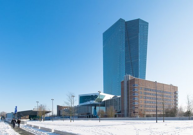 Archivo - Sede del Banco Central Europeo