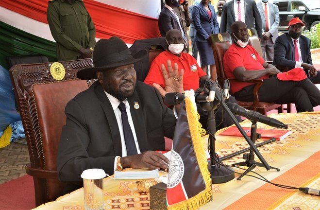 Archivo - Salva Kiir, presidente de Sudán del Sur