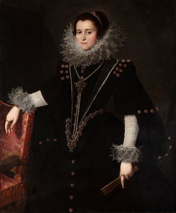 Archivo - Retrato de una dama, de Bartolomé González y Serrano.