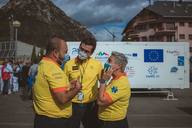 El proyecto pretende mejorar la respuesta a las emergencias y catástrofes en la zona de los Pirineos