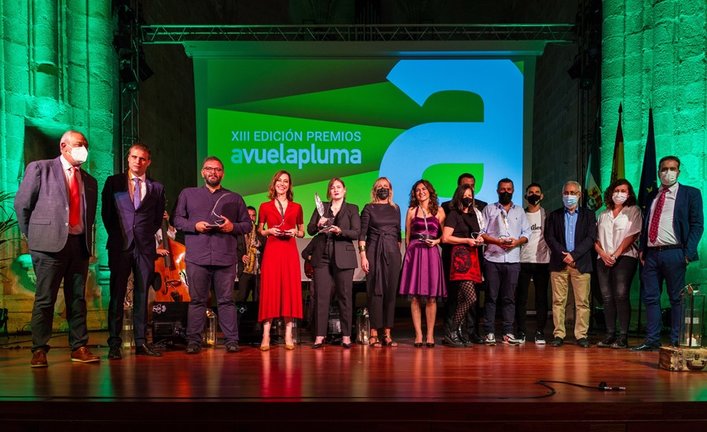 La libertad de expresión y la cultura protagonizan en Cáceres la gala de los XIII Premios Avuelapluma