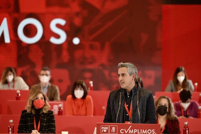 Zuloaga en el Comité Federal del PSOE.