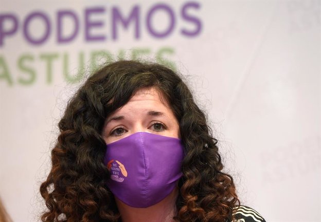 Foto de archivo de la nueva secretaria general de Podemos Asturies, Sofía Castañón. EFE/Eloy Alonso