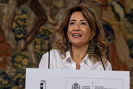 Raquel Sánchez, ministra de Transportes. ISMAEL HERRERO EFE