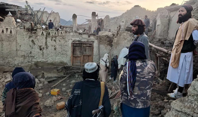 Un terremoto, de magnitud 6.1, sacude el sureste de Afganistán.