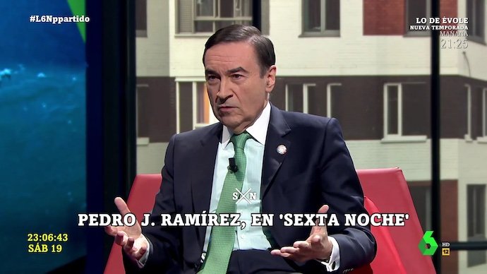 Pedro J. Ramírez en la Sexta Noche.