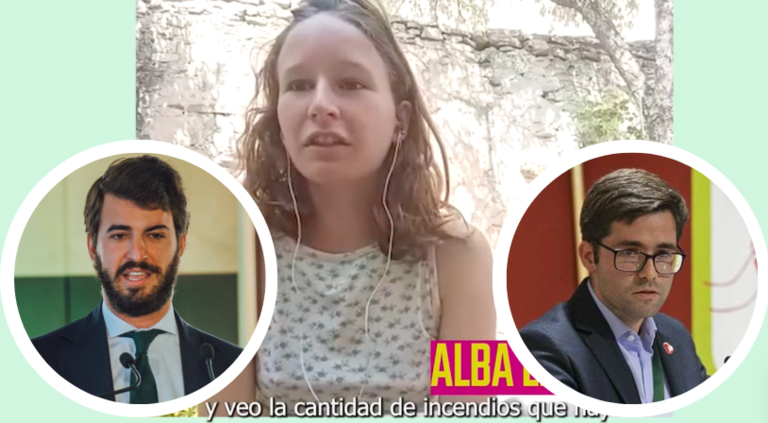 Gallardo, los pijoecologístas y el concejal de Guiezo. / ALERTA