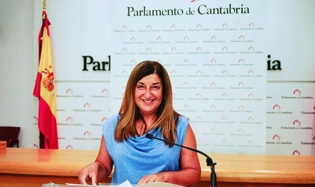 La presidenta del PP, Sáenz de Buruaga. / ALERTA