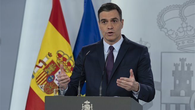 El presidente del Gobierno de España, Pedro Sánchez - MONCLOA