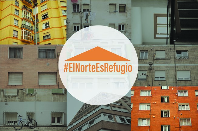 Nueva Vida pone en marcha una campaña para impulsar el alquiler de viviendas a refugiados bajo el lema 'El Norte es Refugio'