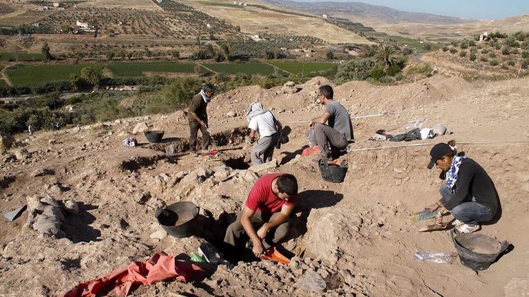 Excavación en Kharavsin (Jordania). EFE