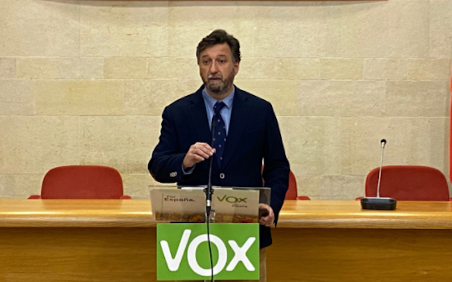 El diputado de Vox, Cristobal Palacio. / ALERTA