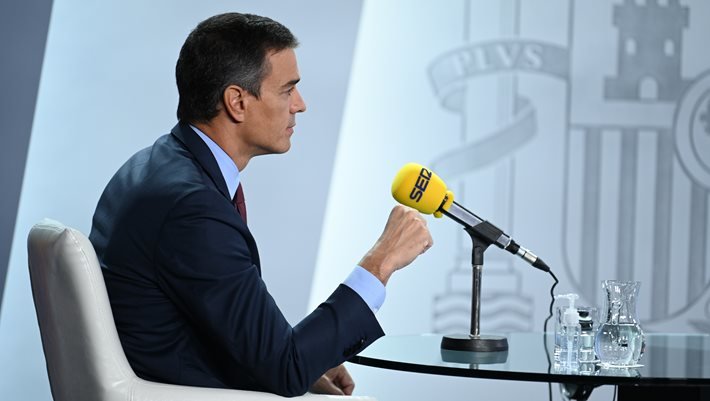 Entrevista al presidente del Gobierno, Pedro Sánchez - POOL MONCLOA/BORJA PUIG DE LA BELLACASA