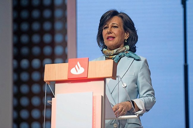 La presidenta del Banco Santander, Ana Botín. / efe