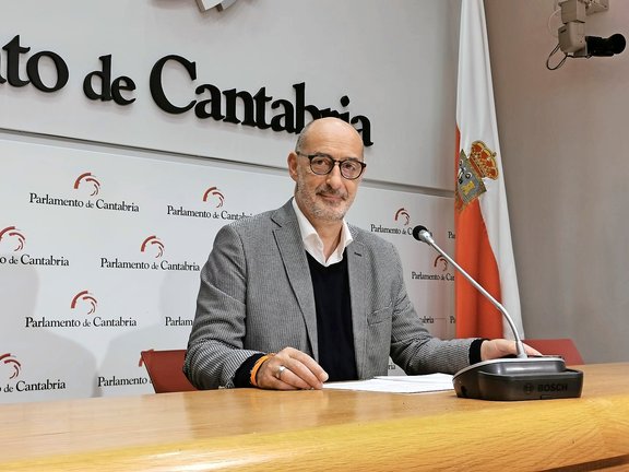 El portavoz de Ciudadanos, Félix Alvarez. / ALERTA