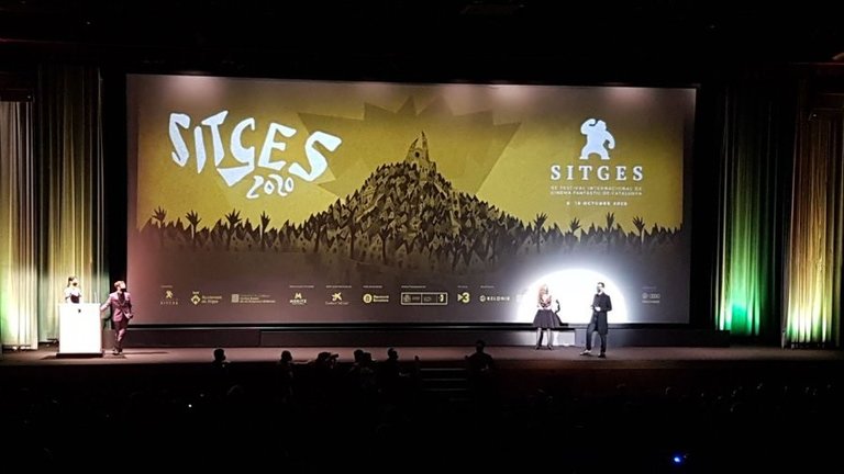 Acto de inauguración del Festival de Sitges 2020