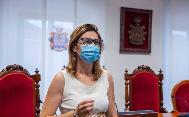 La alcaldesa de Aranda, Raquel González.EFE/Paco Santamaria