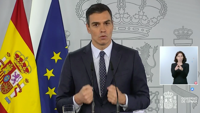 El presidente del Gobierno, Pedro Sánchez, ha anunciado este domingo que su intención es que este nuevo estado de alarma. / ALERTA