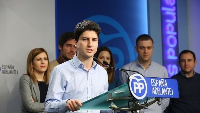 Diego Gago, presidente nacional de Nuevas Generaciones del PP.