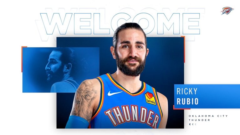Ricky Rubio ficha por Oklahoma City Thunder. / E. PRESS