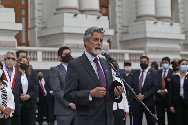 El nuevo presidente interino de Perú, Francisco Sagasti. / E. PRESS