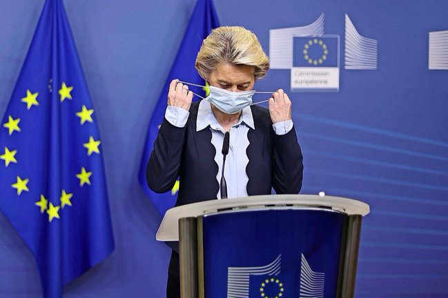 La presidenta de la Comisión Europea, Ursula Von der Leyen. / EFE