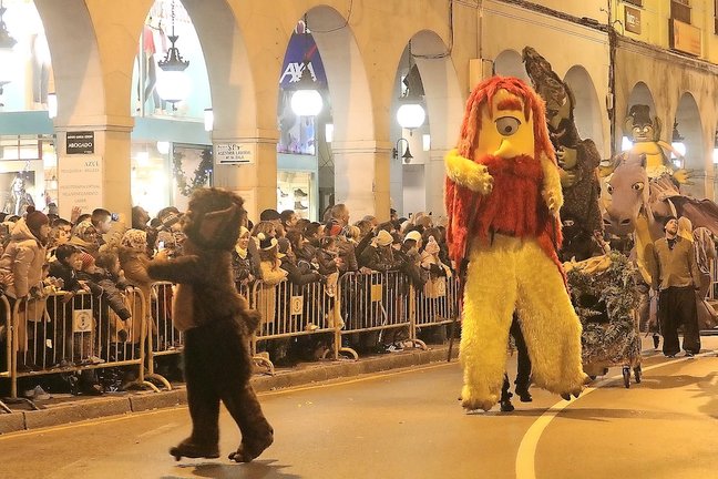 Vista de la Cabalgata de Reyes durante la celebración del 2019. / ALERTA