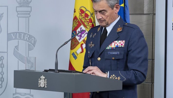 El jefe del Estado Mayor de la Defensa, Miguel Ángel Villarroya - Moncloa - Archivo