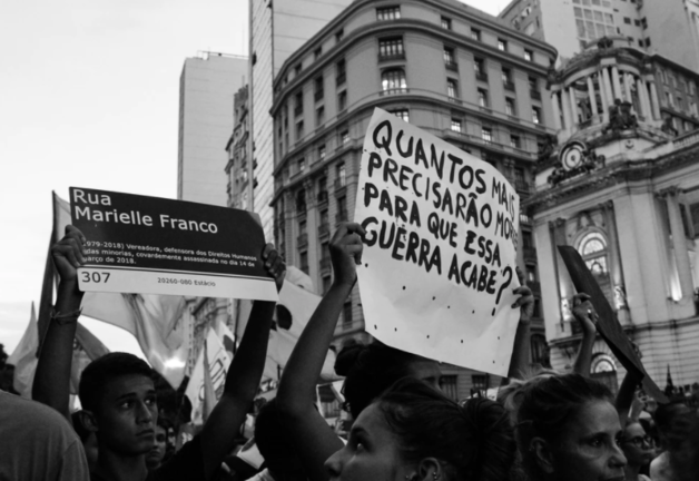 Activistas protagonizan hoy marchas en la ciudad de Río de Janeiro. / Nayani Teixeira