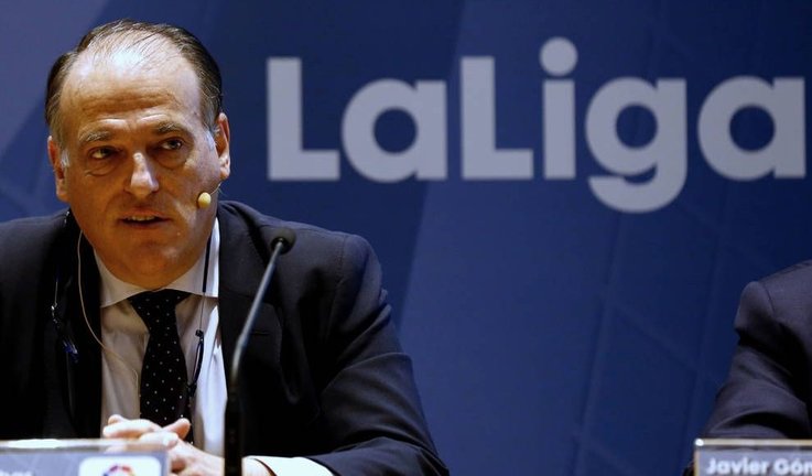 El presidente de LaLiga, Javier Tebas .EFE/ Luis Tejido/Archivo