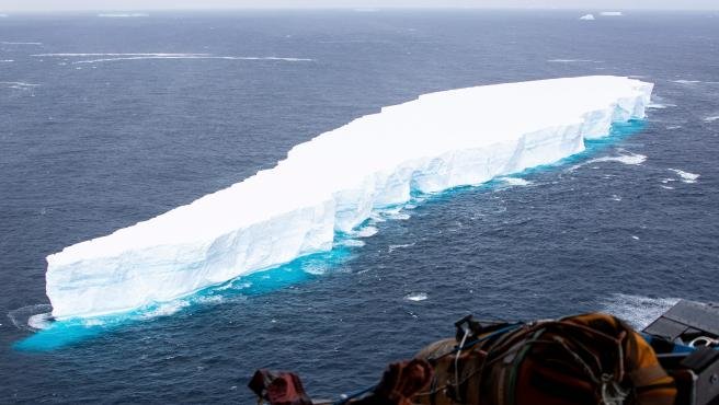 El iceberg gigante A-68A, en una imagen de archivo.EFE