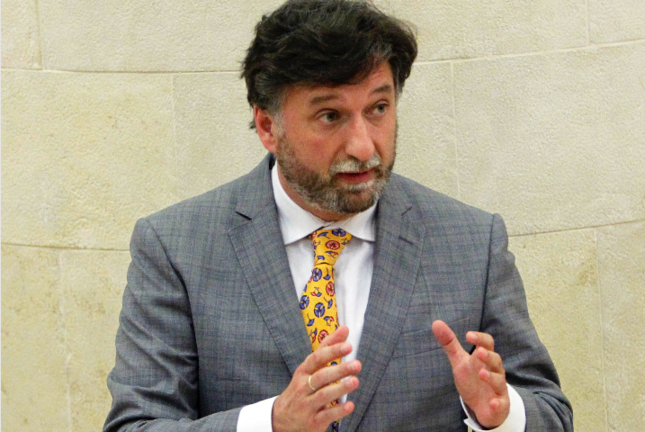 El portavoz parlamentario de Vox, Cristóbal Palacio. / J.R.
