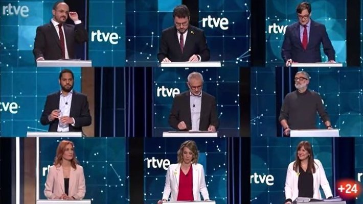 Debate de RTVE para las elecciones del 14 de febrero. - RTVE