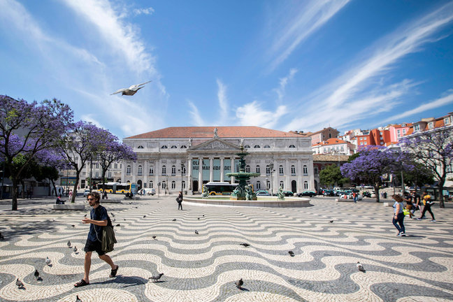 Imagen de una plaza en Lisboa. / E. PRESS