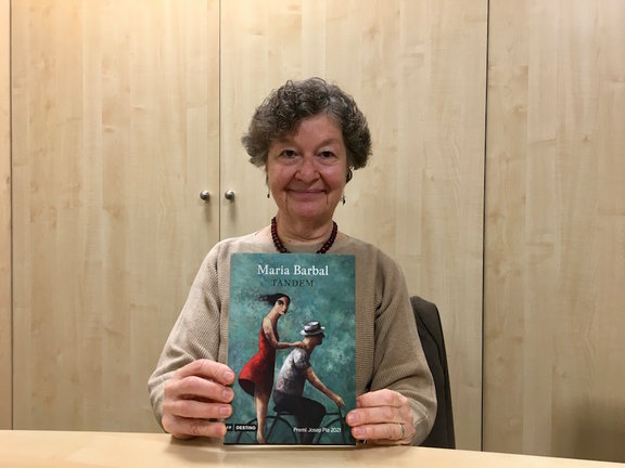 La escritora Maria Barbal, ganadora del Premi Josep Pla con 'Tàndem'. / E. PRESS