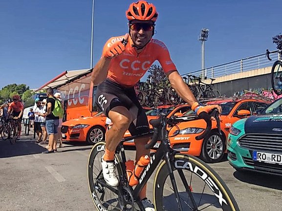 Fran Ventoso cerró su etapa como ciclista profesional en las filas del CCC Team.
