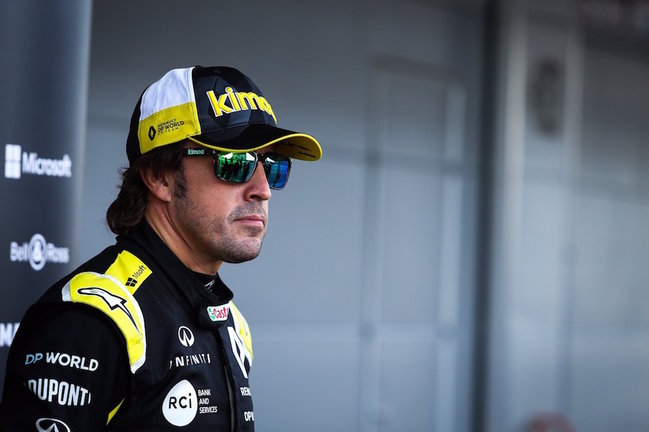 Fernando Alonso en su regreso a Renault- Alpine. / E. PRESS