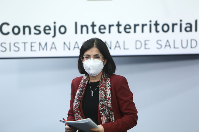 La ministra de Sanidad, Carolina Darias. / R. RUBIO