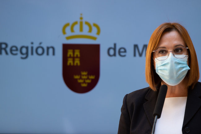 La vicepresidenta de Región de Murcia y diputada de Ciudadanos, Isabel Franco . / JAVIER CARRIÓN