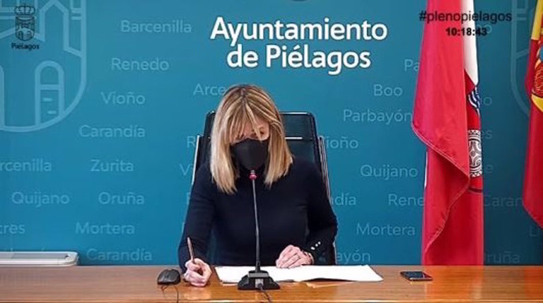 La alcaldesa de Piélagos, Verónica Samperio. / E. PRESS
