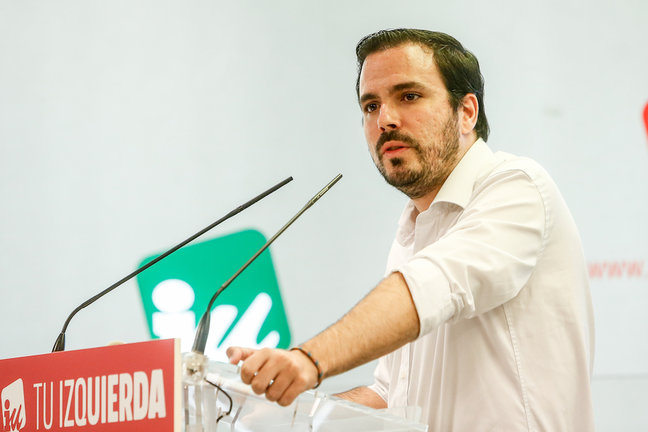 El coordinador federal de Izquierda Unida (IU), Alberto Garzón. / R. Rubio