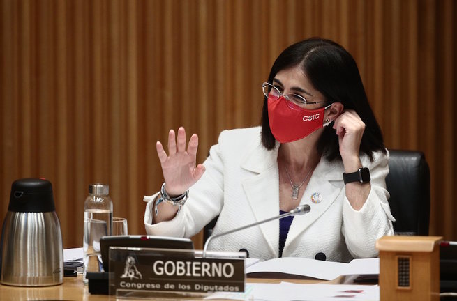 La ministra de Sanidad, Carolina Darias. / Eduardo Parra