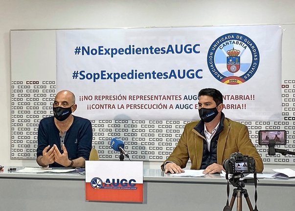 Ángel Iglesias y Pedro Carmona durante la rueda de prensa. / alerta