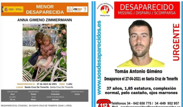 Desaparecidas dos menores de edad y un hombre de 37 años en Tenerife.
